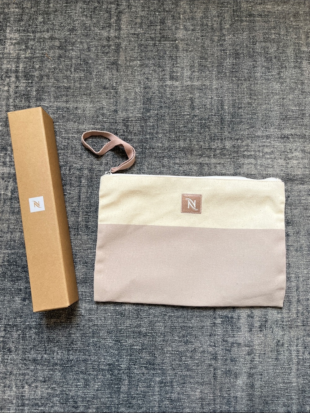 New In Box Nespresso Upcycled Beach Pouch